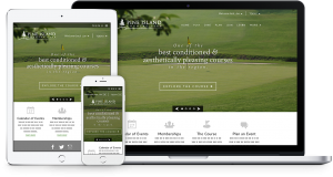 Pine Island responsive website