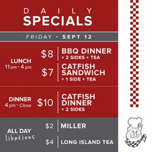 Lancaster's Facebook specials post