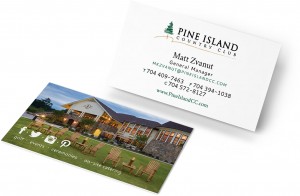 Pine Island Country Club business card