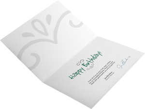 Pine Island Country Club birthday card