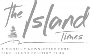 Pine Island Country Club newsletter logo