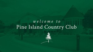 Pine Island Country Club sign