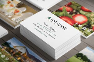 Pine Island business cards