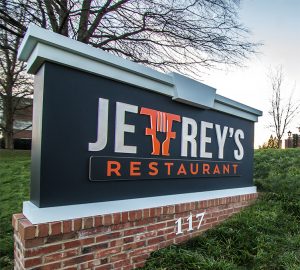 Jeffrey's Restaurant new sign