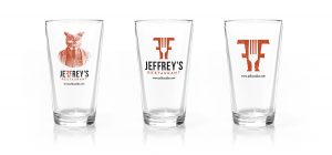Jeffrey's pint glasses