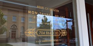 Webb window decals